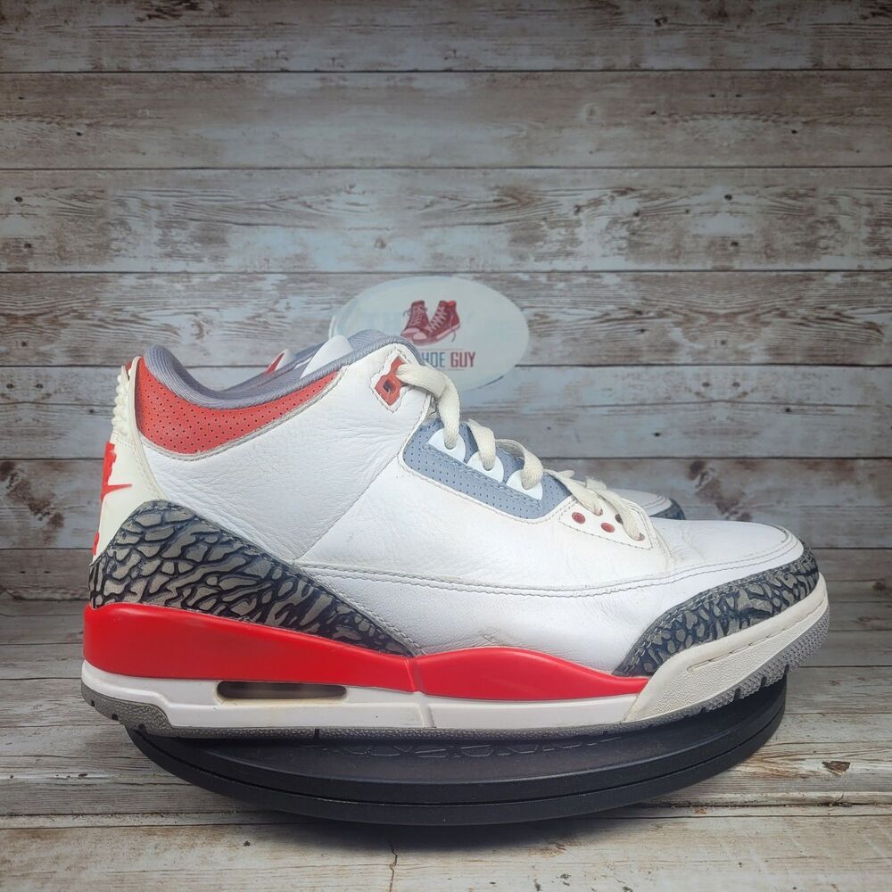 Jordan 3 Retro Denim Men Size 11 SE Fire Red 2020 Athletic Basketball Shoes